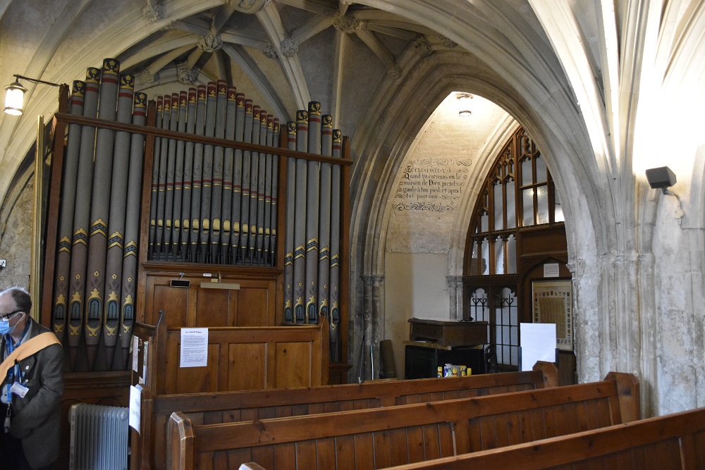 The Huguenot Chapel at Canterbury Cathedral